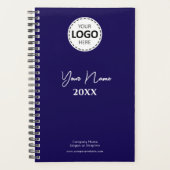 Benutzerdefiniertes Jahr, Logo, Name und Text, bla Planer (Vorderseite)