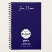 Benutzerdefiniertes Jahr, Logo, Name und Text, bla Planer (Vorderseite)