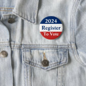 Benutzerdefiniertes Jahr Rot Weiß und Blau Registr Button (Beispiel)