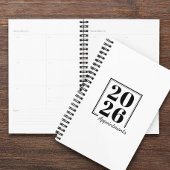 Benutzerdefiniertes Jahr, Text, Logo, Web-URL, Ern Planer