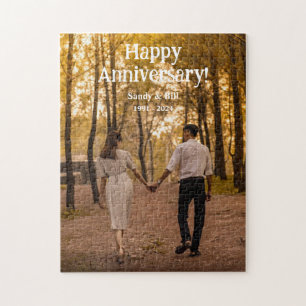 Benutzerdefiniertes Jubiläumsfoto erstellen Sie Ih Puzzle