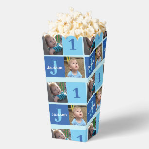Benutzerdefiniertes Jungen-Foto-Geburtstagsfeier-P Geschenkschachtel