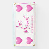 Benutzerdefiniertes Just Married Banner (Vertikal)