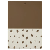 Benutzerdefiniertes Kaffeehaus-Clip-Board mit Logo Klemmbrett (Rückseite)