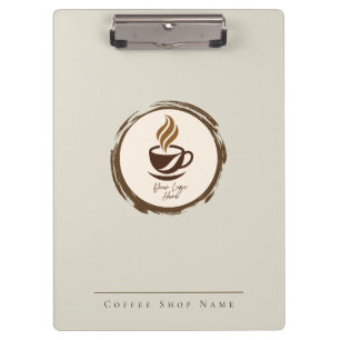 Benutzerdefiniertes Kaffeehaus-Clip-Board mit Logo Klemmbrett