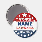 Benutzerdefiniertes Kampagnen-Magnet Magnet (Vorderseite/Rückseite)