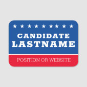 Benutzerdefiniertes Kampagnengerät mit Name und Te Namensschild (Vorderseite)