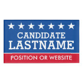 Benutzerdefiniertes Kampagnengetriebe mit Namen un Namenschild (Vorderseite)