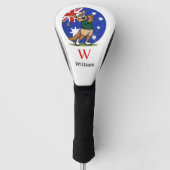 Benutzerdefiniertes Känguru Golf Headcover (Vorderseite)