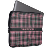 Benutzerdefiniertes Karomuster / Schottenmuster Laptopschutzhülle (Vorne Rechts)