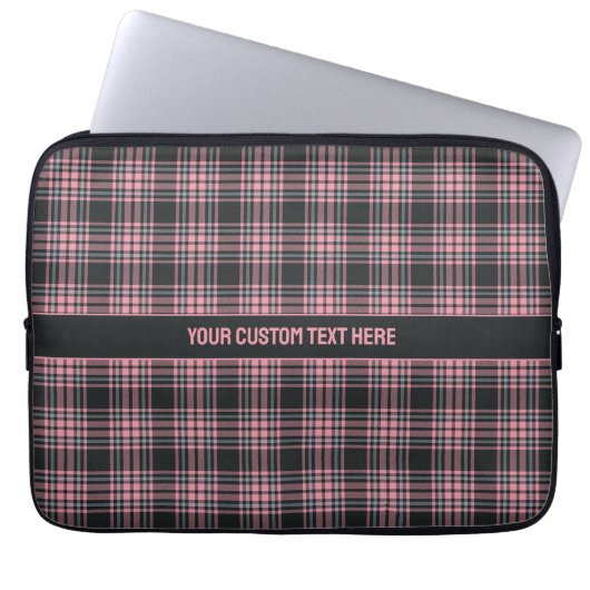 Benutzerdefiniertes Karomuster / Schottenmuster Laptopschutzhülle (Vorderseite)
