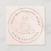 Benutzerdefiniertes Kartendesign | Nicht bearbeitb Quadratische Visitenkarte (Vorderseite)