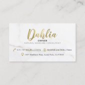 Benutzerdefiniertes Kartendesign | Nicht bearbeitb Visitenkarte (Rückseite)