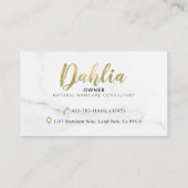 Benutzerdefiniertes Kartendesign | Nicht bearbeitb Visitenkarte (Rückseite)