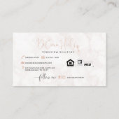 Benutzerdefiniertes Kartendesign | Nicht bearbeitb Visitenkarte (Rückseite)