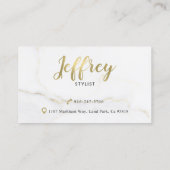 Benutzerdefiniertes Kartendesign | Nicht bearbeitb Visitenkarte (Rückseite)