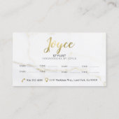 Benutzerdefiniertes Kartendesign | Nicht bearbeitb Visitenkarte (Rückseite)