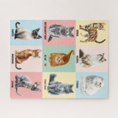 Benutzerdefiniertes Katzen-Rasse-Puzzle – Fügen Si Puzzle (Horizontal)