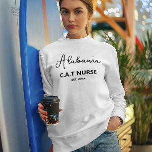 Benutzerdefiniertes Katzenliebhaber-Skript Stadtna Sweatshirt