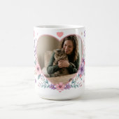 Benutzerdefiniertes Katzenmutter-Foto-Tassengesche Kaffeetasse (Mittel)