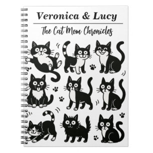 Benutzerdefiniertes Katzenmutter-Notizbuch – Lusti Notizblock
