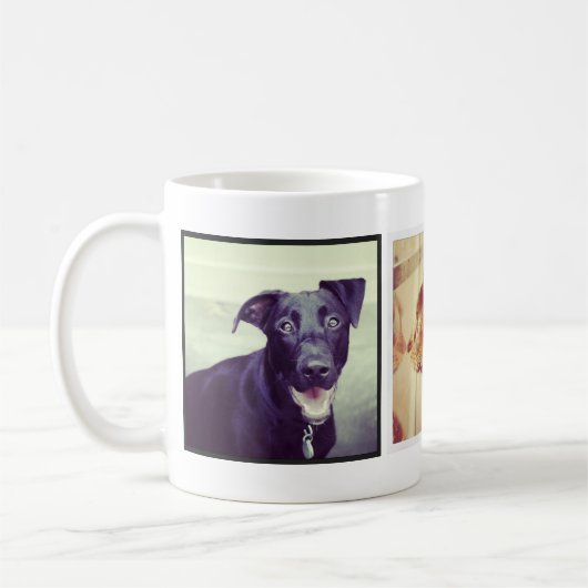 Benutzerdefiniertes Keepake Pet-Foto-Geschenk Kaffeetasse (Links)