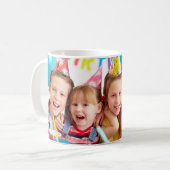 Benutzerdefiniertes Kids-Foto Erinnerungen beibeha Kaffeetasse (Vorderseite Links)