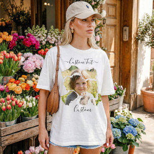 Benutzerdefiniertes Kinderfoto Erinnerungsstücke R T-Shirt
