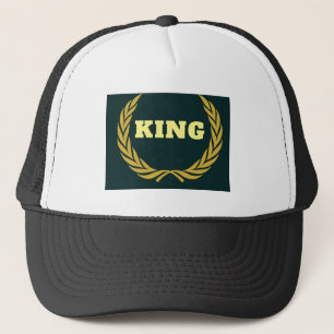 Benutzerdefiniertes KING Image und Text Alfa Slab Truckerkappe