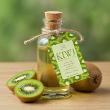 Benutzerdefiniertes Kiwi-Ätheröl-Etikett