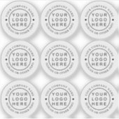 Benutzerdefiniertes Klarsichtzeichen für das Round Aufkleber (Vorderseite)