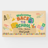 Benutzerdefiniertes Klassenzimmer-Lehrerbanner | H Banner (Horizontal)