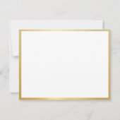 Benutzerdefiniertes klassisches handgeschriebenes  mitteilungskarte (Rückseite)