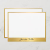 Benutzerdefiniertes klassisches handgeschriebenes  mitteilungskarte (Vorne/Hinten)