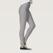 Benutzerdefiniertes Klassisches Heather-Grau mit S Leggings (Rechts)