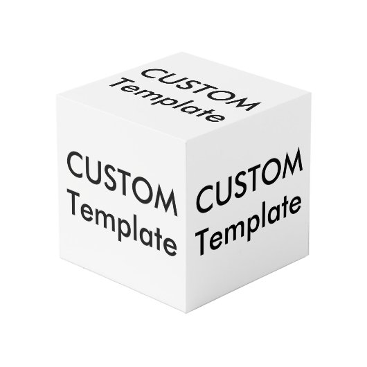 Benutzerdefiniertes kleines 4 Zoll x 4 Zoll Foto C Würfel (Vorderseite Schrägansicht)