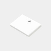 Benutzerdefiniertes kleines Firmenlogo für Unterne Post-it Klebezettel (angewinkelt)