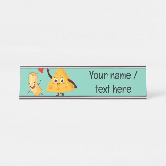 Benutzerdefiniertes Koch/Lehrer/ID-Namensschild Schreibtischnamensplakette (Vorderseite )