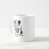 Benutzerdefiniertes Kochutensil Kochschule Kaffeetasse (Vorderseite Links)