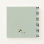 Benutzerdefiniertes Kolibris-Gartenjournal Notizblock (Rückseite)