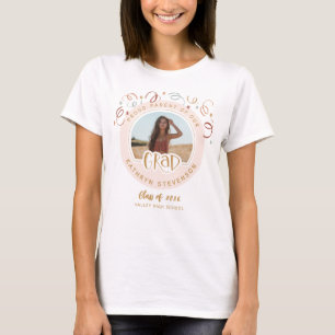 Benutzerdefiniertes Konfetti-Foto Stolz Eltern Abs T-Shirt