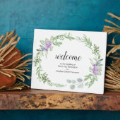 Benutzerdefiniertes kostenloses stehendes Begrüßun Fotoplatte (Seite)