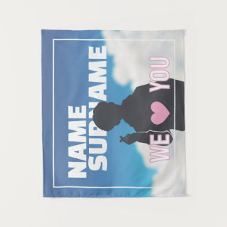 Benutzerdefiniertes Kpop-Idol-Support-Banner Ihr F Wandteppich