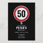 Benutzerdefiniertes kreiszeichen mit Alter Einladung (Vorderseite)