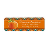 Benutzerdefiniertes Kürbis-Orange-Herbst-Karree-Mu (Vorne)