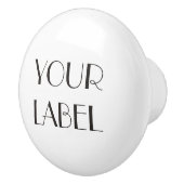 Benutzerdefiniertes Label Keramikknauf (Rechts)