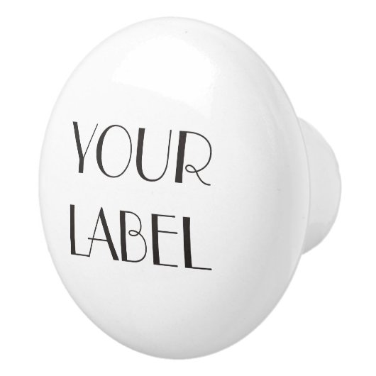 Benutzerdefiniertes Label Keramikknauf (Rechts)