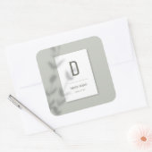 Benutzerdefiniertes Label Quadratischer Aufkleber (Umschlag)