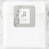 Benutzerdefiniertes Label Quadratischer Aufkleber (Tasche)