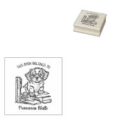 Benutzerdefiniertes Labrador-Puppy-Buchzeichen Gummistempel (Stempel)